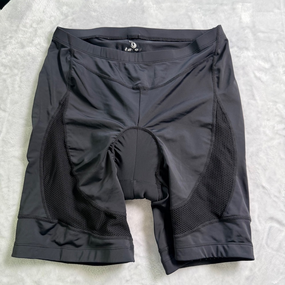 Beroy 3D Gel Padded Cycling Shorts Black Mesh Panels Size 3XL Bike Shorts